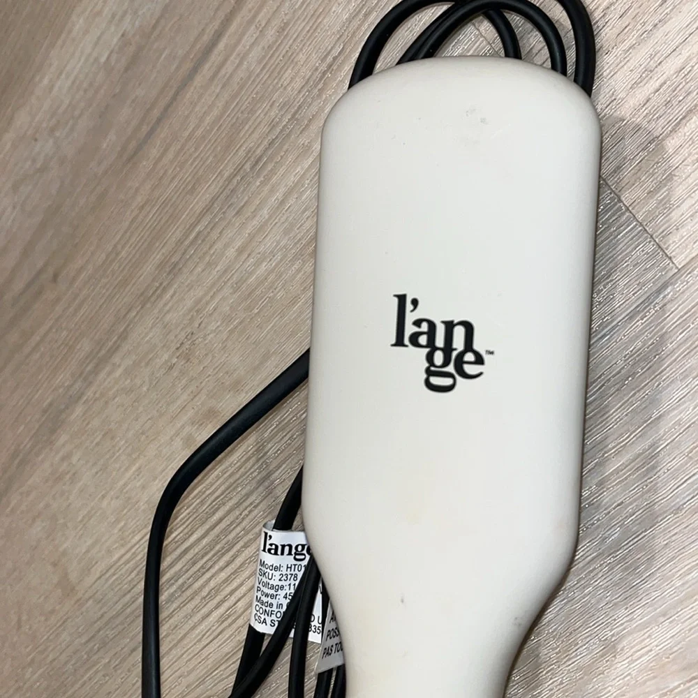 L’ange le vite ceramic straightening brush in stone grey black